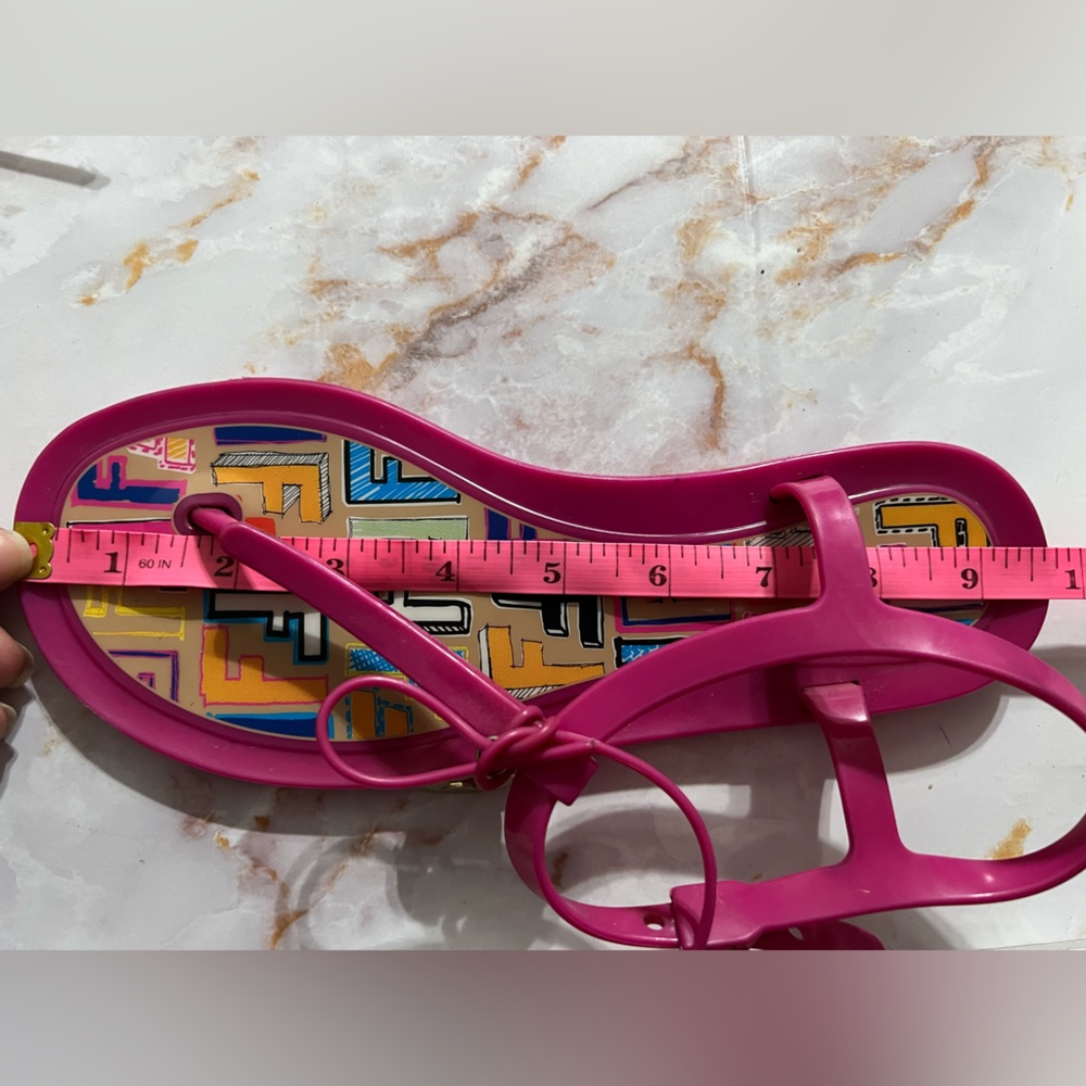 Fendi Pink Jelly Sandals size EU 38